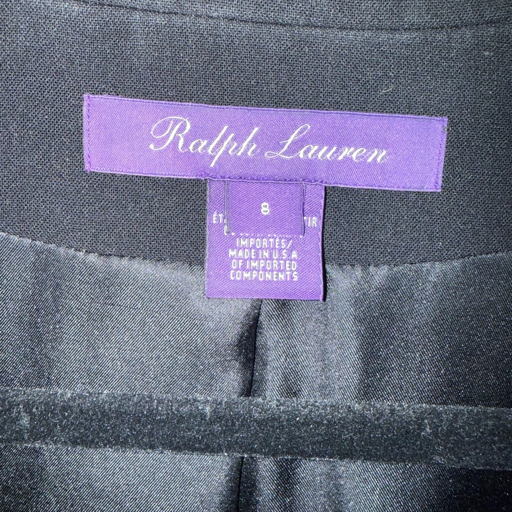 Ralph Lauren Black Blazer with red and golden trim - Picture 2 of 9